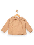 Blouse manches longues gaze de coton 4 ans