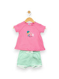 Ensemble t-shirt short 12 mois