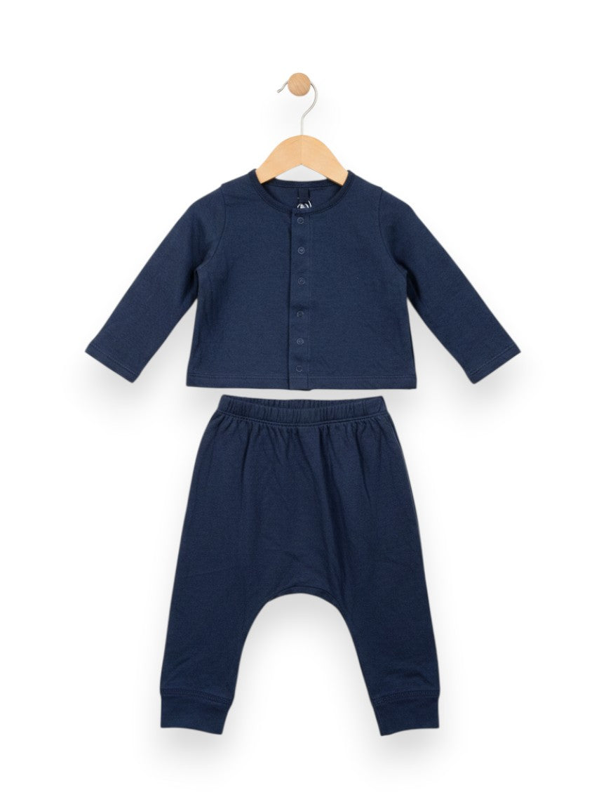 Ensemble cardigan pantalon souple 12 mois