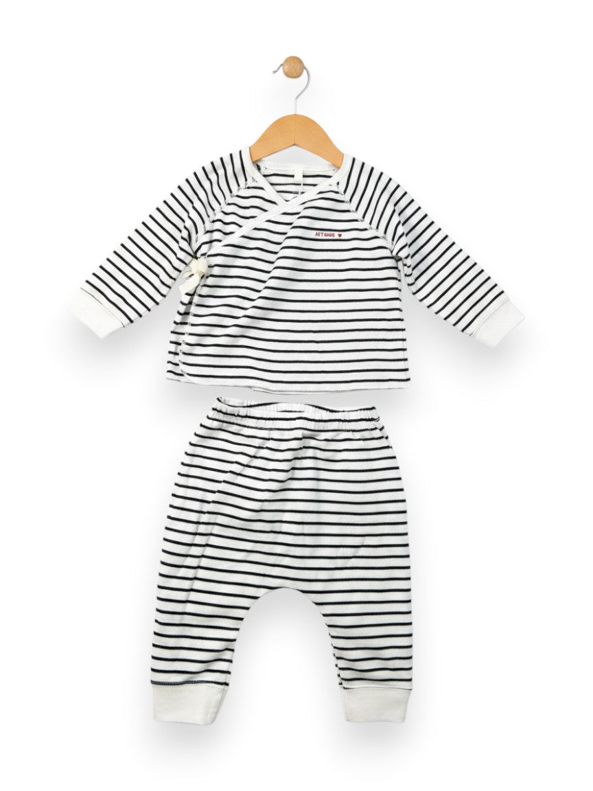 Ensemble cardigan marinière 6 mois